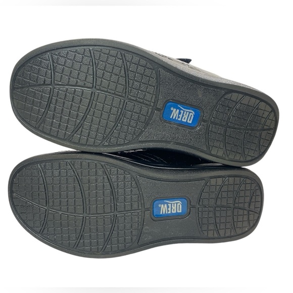 Drew Women's Black Leather Rose Mary Jane Shoes Size 5 - Picture 10 of 11